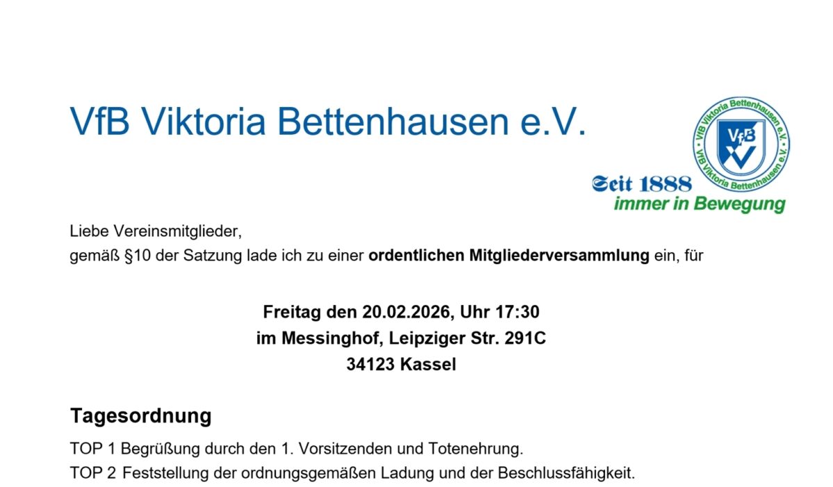 VFB Viktoria bettenhauen e.V.